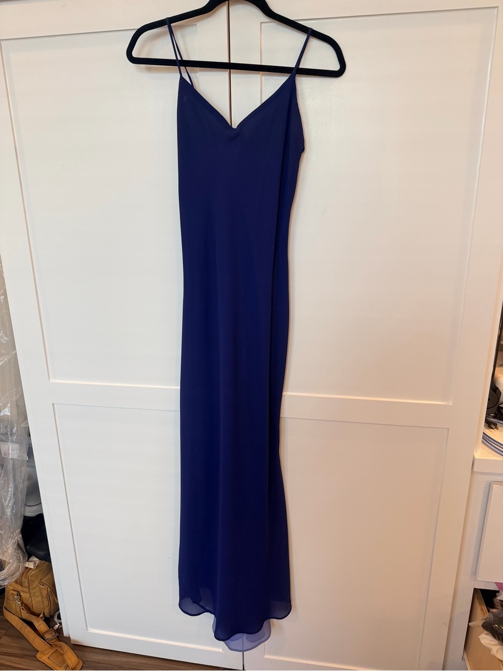 Vintage Blondie and Me Linda Bernell Blue Maxi Dress AS IS